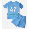 Maillot de Supporter Manchester City Phil Foden 47 Domicile 2021-22 Pour Enfant